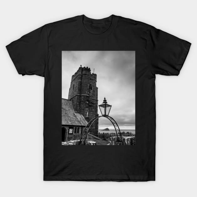 St. Werburgh's Church Wembury T-Shirt by jonrendle